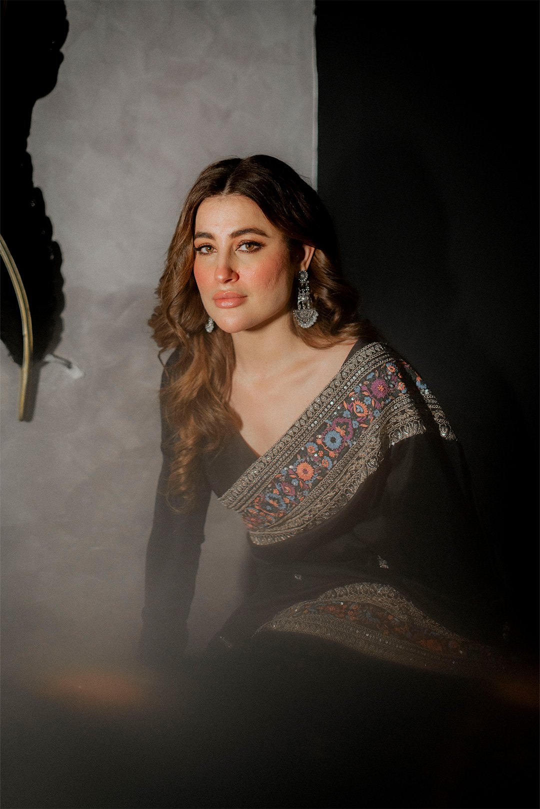 saree Black Saree by Nadia Khan