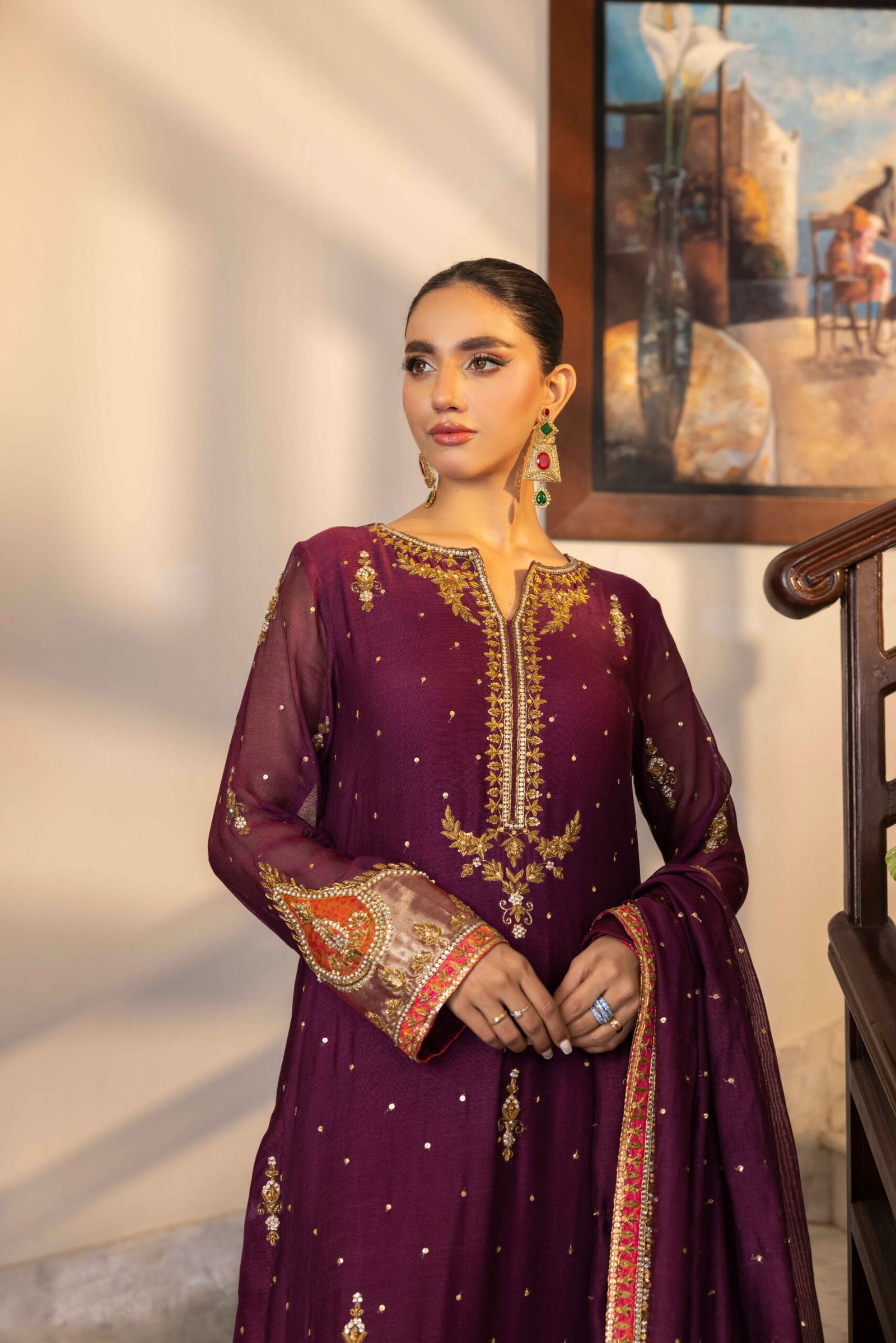 Royal Plum By Nadia Khan Studio Royal Plum By Nadia Khan Studio